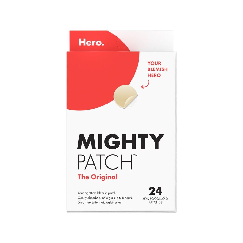 Hero. Cosmetics Mighty Patch Original Hydrocolloid Acne Pimple Patch 24 ct